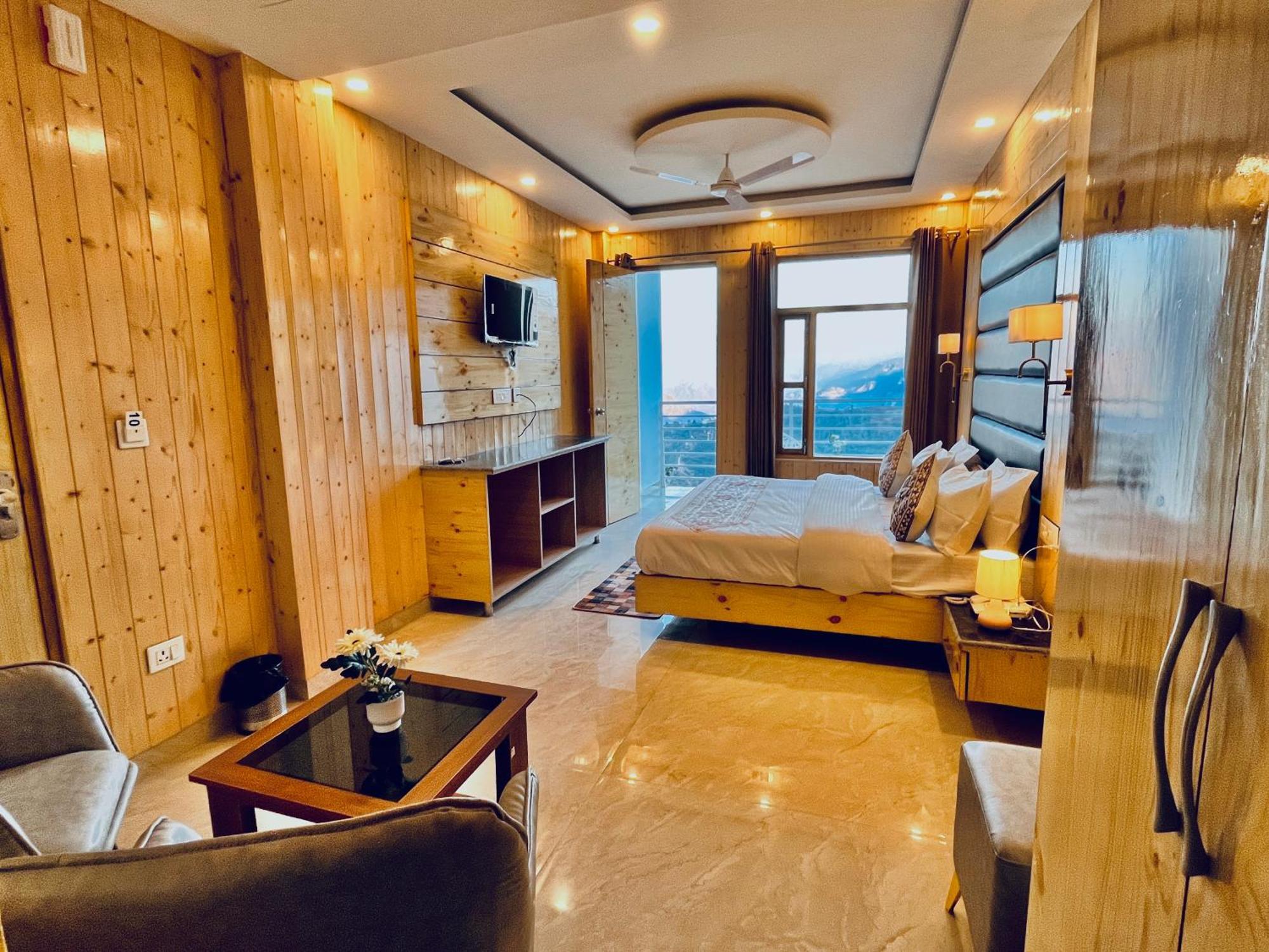 Hotel Hill View, Mussoorie - Near Jw Marriott Mussoorie, M 77377-32479 المظهر الخارجي الصورة