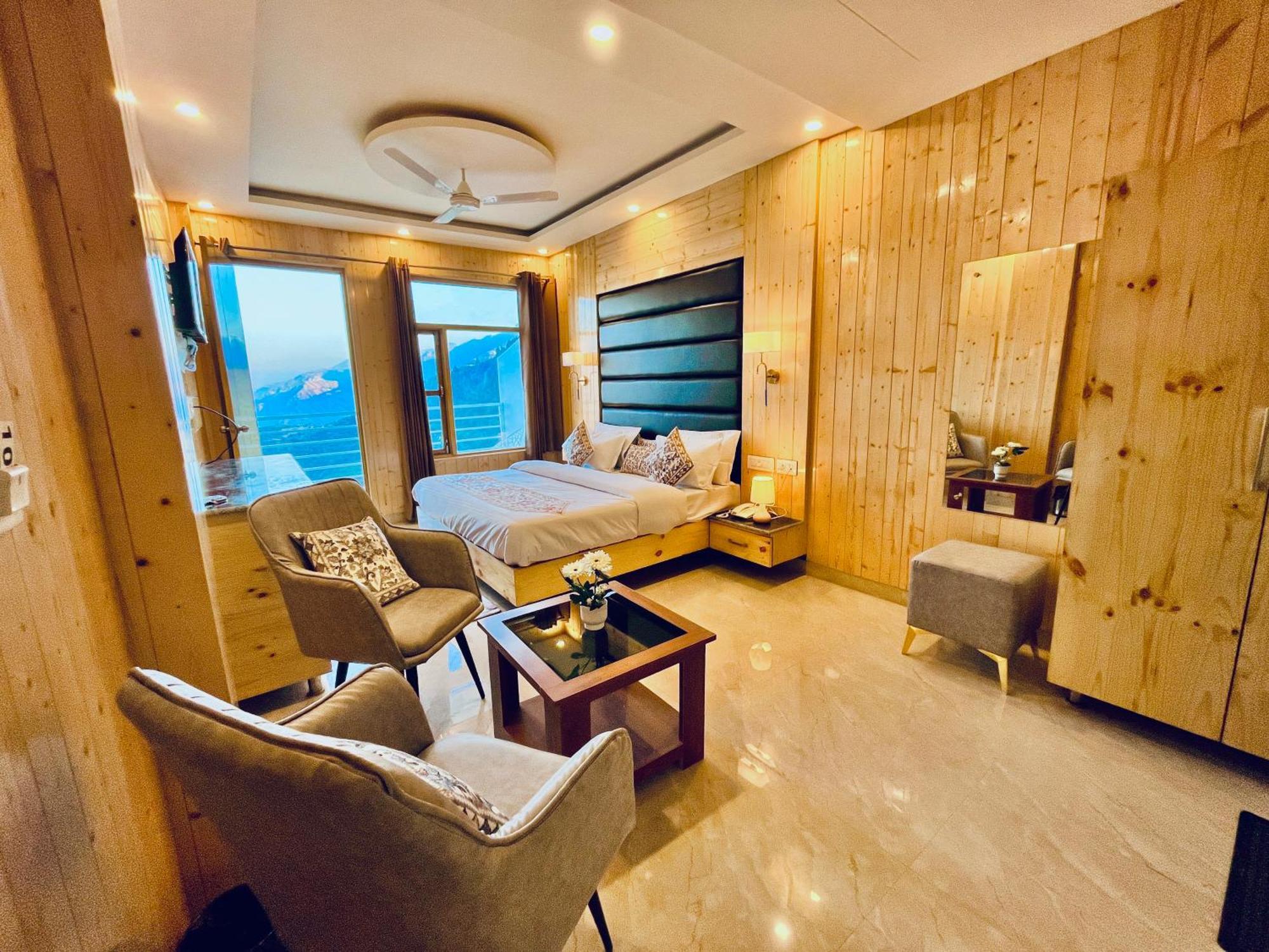 Hotel Hill View, Mussoorie - Near Jw Marriott Mussoorie, M 77377-32479 المظهر الخارجي الصورة